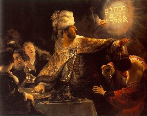 Belshazzar's_Feast Guest Posting - is the writing on the wall?