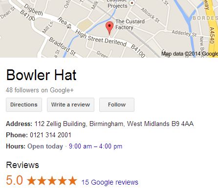 Bowler Hat Knowledge Box