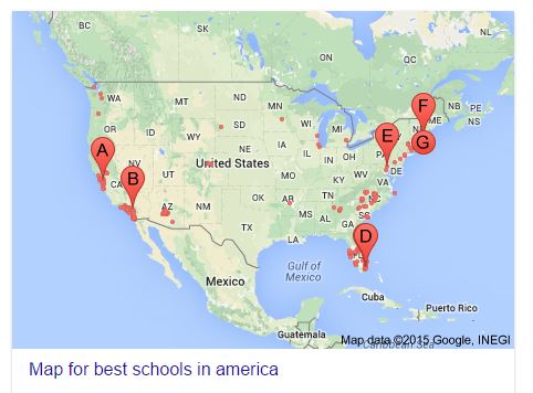 search results for best schools in America