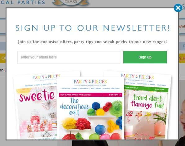 sign up to our newsletter