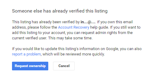 Claimed Google+ Message