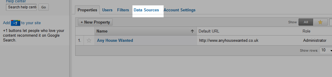 select data sources