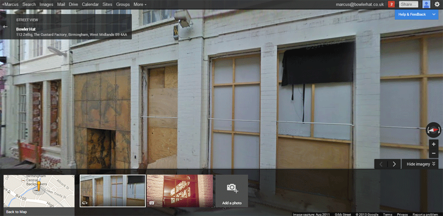 An example of a bad Google Street View