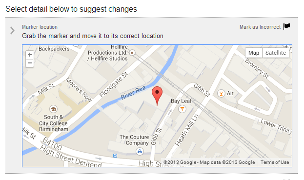 Move Google Map Marker